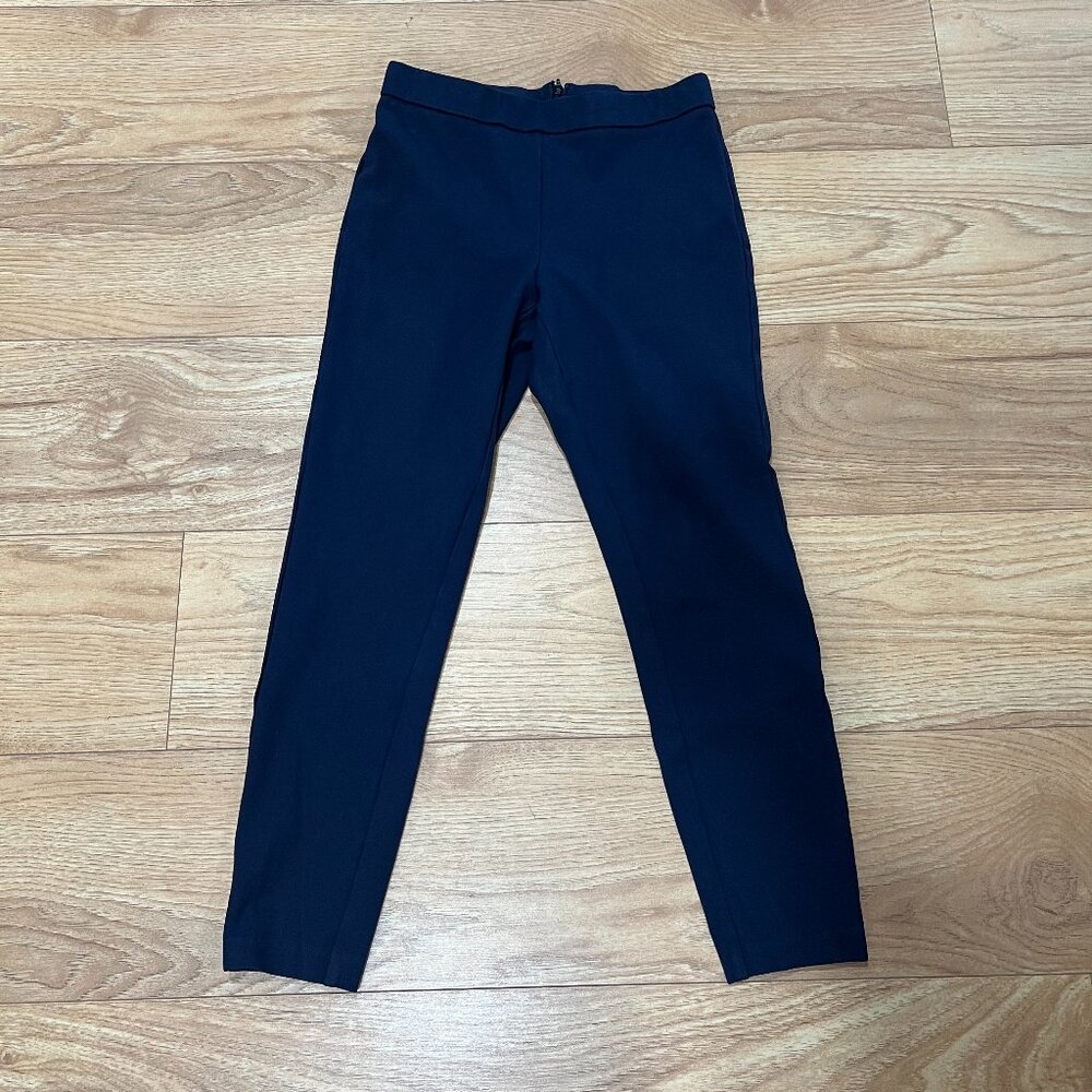 J. Crew, Navy Womens Anyday Pant in Stretch Ponte
